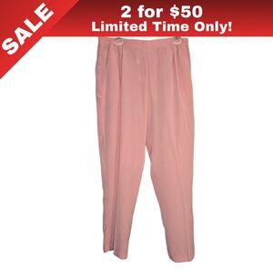 [Sale: 2 for $50!] REGAL FASHIONS CORAL PINK PULL ON PANTS SIZE 1X NWT 0278